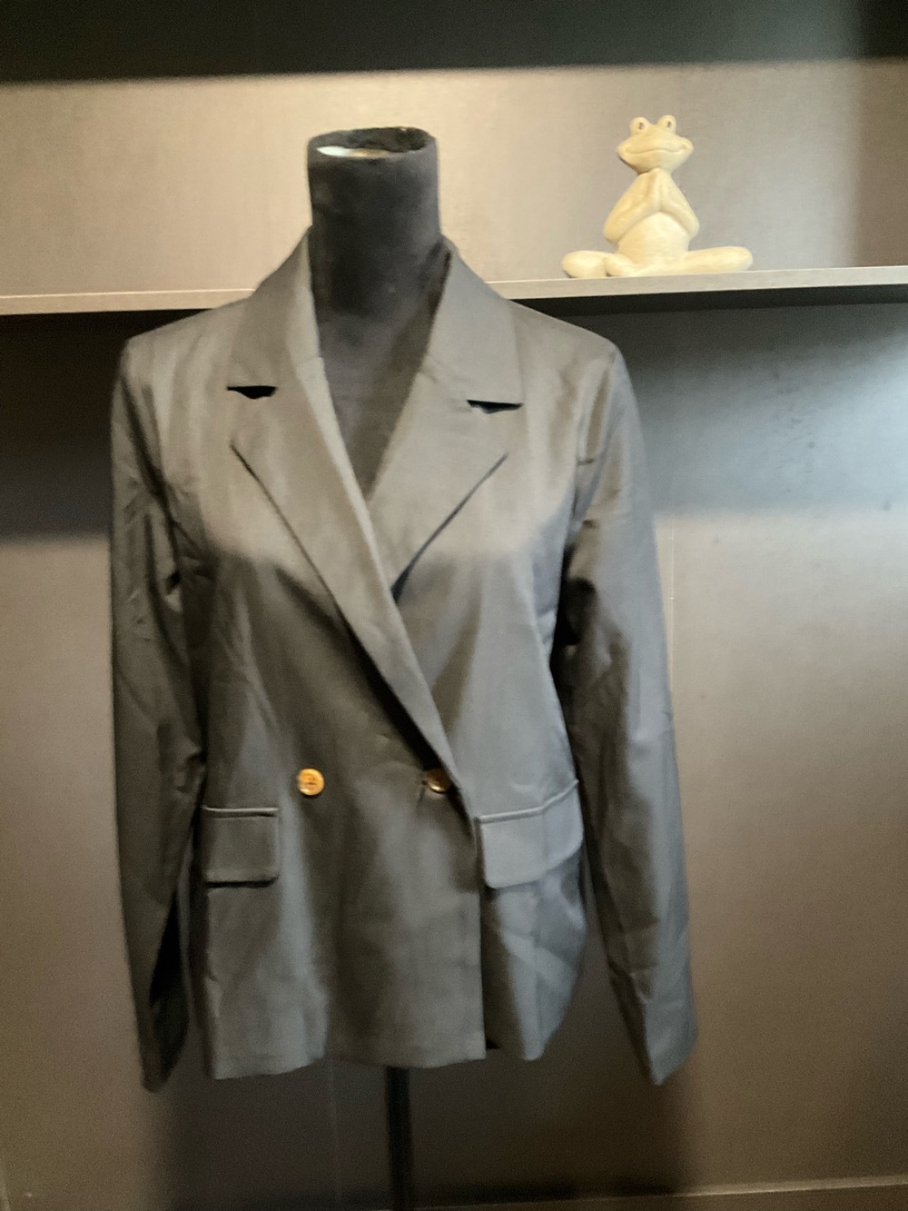 Bobeau  black double breasted blazer